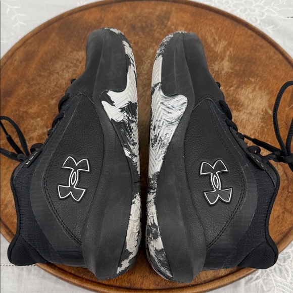 Under Armour Shoes Youth 6 LD7 Black High Top Basketball Athletic Sneakers - Picture 8 of 12